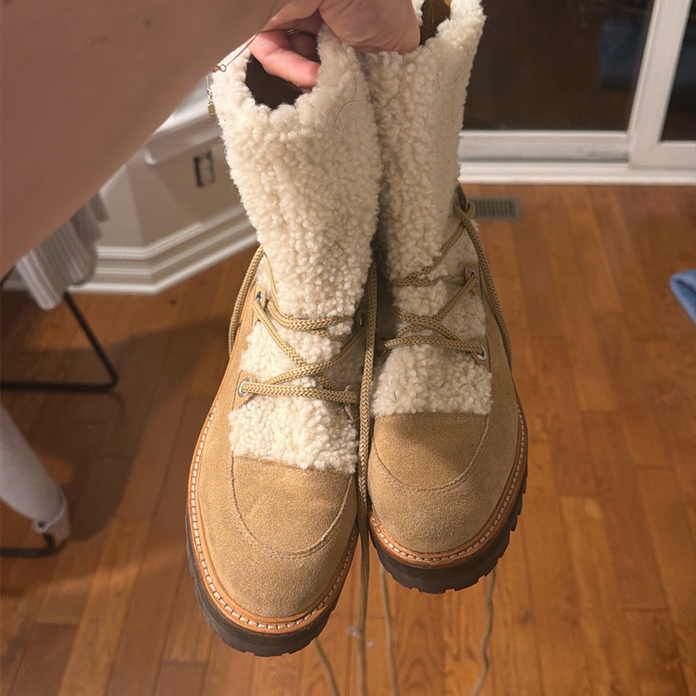 Marc Fisher Size 8 Boot with Fur.